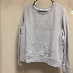 Ladies Gray Large Crewneck UA Sweatshirt